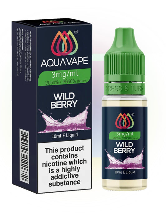 AQUAVAPE
WILD BERRY E-LIQUID BY AQUAVAPE - 10ML