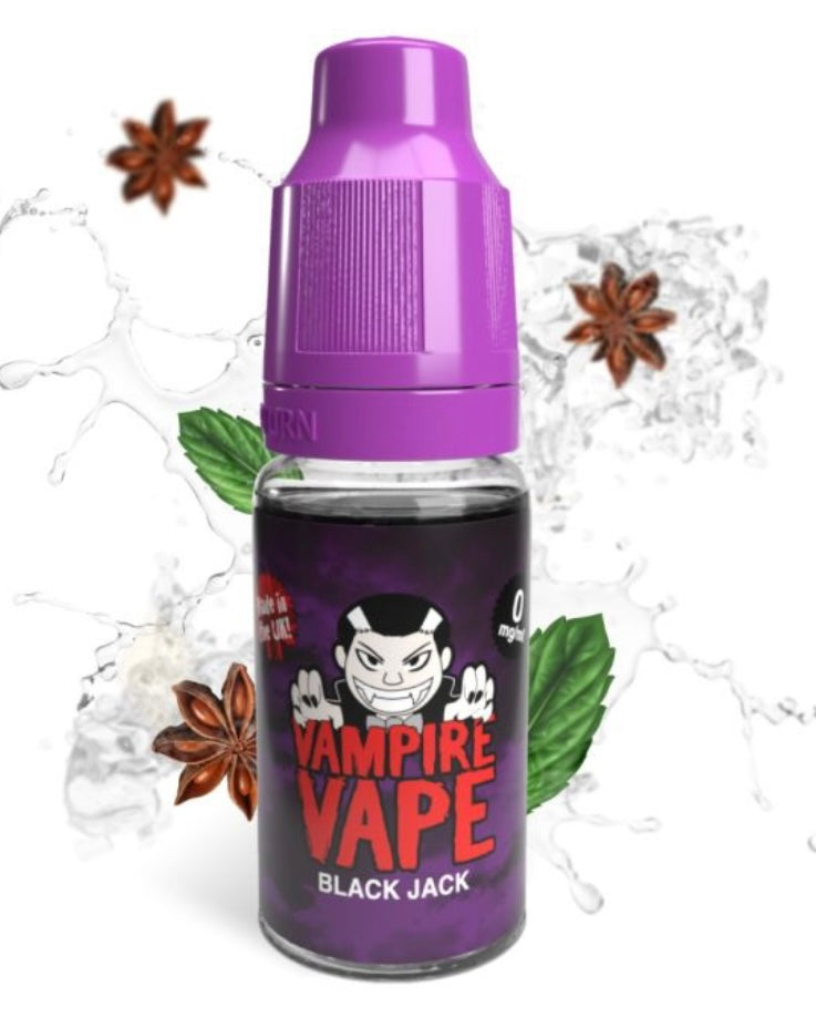 Vampire Vape E-liquid - Black Jack - 10ml