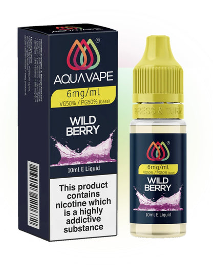 AQUAVAPE
WILD BERRY E-LIQUID BY AQUAVAPE - 10ML