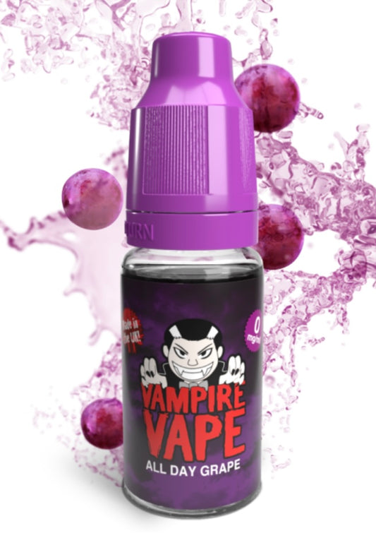 Vampire Vape E-Liquid - All Day Grape - 10ml