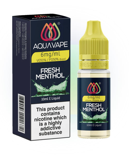 AQUAVAPE
FRESH MENTHOL BY AQUAVAPE - 10ML